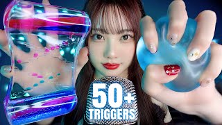 【ASMR】タッピング＆オノマトペで眠る😪50種類＋の音囁き声マウスサウンド咀嚼音お客様からのプレゼント！ [upl. by Plunkett]