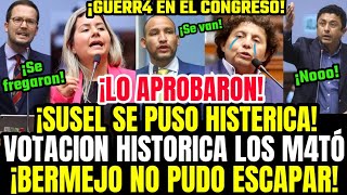 BRAVO C4R4J BERMEJO Y CAVIARES LLORAN CONGRESO APROBÓ EN VOTACIÓN HISTÓRICA REGRESO A BICAMERALIDAD [upl. by Eentrok]