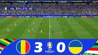 România vs Ucraina 30  UEFA Euro 2024  Meciurile evidențiate [upl. by Carlita806]