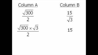 GRE Math Practice Exponents and Roots  Example 1 [upl. by Sivlek]