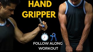 Hand Gripper Follow Along Workout  Strong amp Vascular Forearms In 3mins [upl. by Helen]