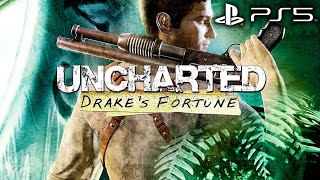 UNCHARTED DRAKES FORTUNE PS5 Remastered Gameplay Walkthrough Full Game [upl. by Euqinomod335]