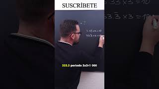 🔢¡La manera más fácil de calcular 7 dividido entre 333 ✨ [upl. by Lantha286]