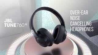 JBL  TUNE 760NC  Wireless OverEar NC Headphones [upl. by Fernald]