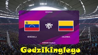 PREDICCION COLOMBIA VS VENEZUELA ELIMINATORIAS QATAR CONMEBOL 2020 eFootball PES 2020 GODZIKINGLEGO [upl. by Willcox936]