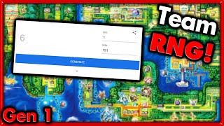 Can I Beat Pokemon Red with a team picked by a Random Number Generator 🔴 Pokemon Challenges [upl. by Aerbua]