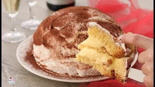 ZUCCOTTO DI PANDORO CON CREMA Ricetta veloce [upl. by Novihc977]