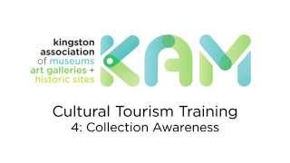 Cultural Tourism Training  Collection Awareness [upl. by Iinde]