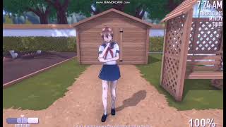 Play as Uekiya Engeika °Yandere Simulator° [upl. by Schulman]