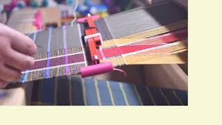 Weaving Clasped Weft [upl. by Nelav]