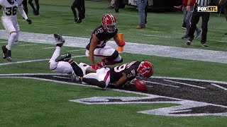 Muffed punt turned TD ATL capitalizes on Shaheeds miscue for six [upl. by Larimor399]