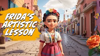 Fridas Artistic Lesson An Inspirational Childrens Story about Frida Kahlo [upl. by Layla]