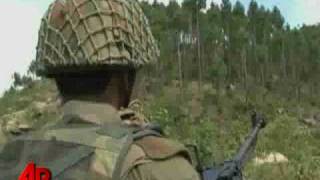 Pakistani Troops Fight Taliban in Main Swat Town [upl. by Telfer161]