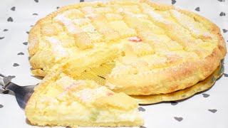 Crostata alla crema di ricotta  dolci pasquali pugliesi con ricotta [upl. by Eiclud803]