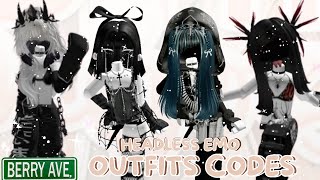 5 EMO OUTFIT ID CODES FOR BROOKHAVEN BERRY AVENUE amp BLOXBURG 🖤✨️ [upl. by Anar]