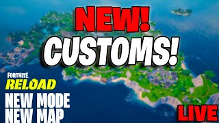 FORTNITE RELOAD CUSTOMS LIVE EU [upl. by Aleira815]