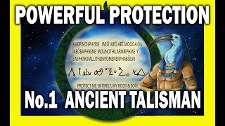 No1 Most Powerful Protection Ancient Talisman  How to use it explained [upl. by Daukas]