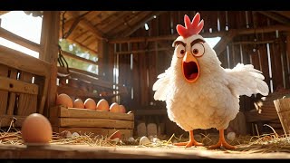 The Angry Chicken  EnglishMoralStories shortvideo short chicken storiesforkids viralvideo yt [upl. by Anaejer]