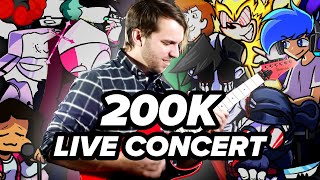 LongestSoloEver LIVE  200k Special Concert Stream  Friday Night Funkin Guitar Covers [upl. by Perretta183]