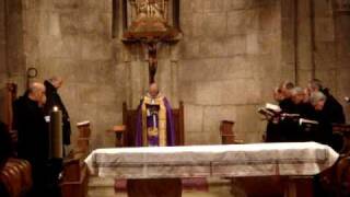 Cantos Gregorianos en el Monasterio de San Salvador de Leyre [upl. by Ydaj826]