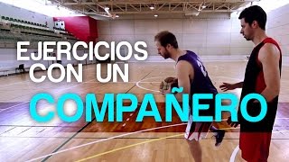 Ejercicios para el baloncesto con un compañero [upl. by Yehudit]