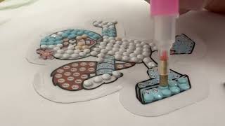 Relax and Enjoy the ASMR the Diamond Painting Sandy Cheeks [upl. by Stav394]