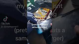 My Nintendo isnt nintendoing made with tiktok thats a samsung charger blud💀 [upl. by Bashemeth]