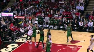 Taj Gibson Drops the OneHanded Hammer on Kris Humphries [upl. by Nahtanod]