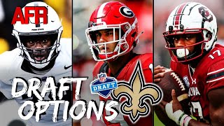 EXCLUSIVE NFL Draft Analyst Gives Best Case Scenarios For New Orleans Saints [upl. by Ecirtak435]