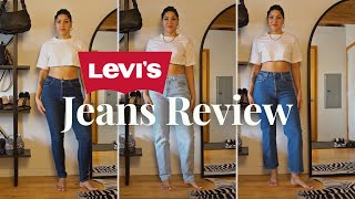 Levi’s JeansTry On  Reviewing Levi’s 501 Ribcage 721 amp Baggy Dad [upl. by Edette403]