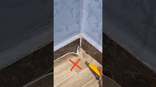 How To Cut Vinyl Flooring In Corner tutorial tricks tips shorts youtubeshorts lifehacks [upl. by Felicie]