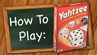 How to Play Yahtzee [upl. by Vanny]