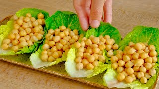 240g chickpeas I make this simple recipe every week Easy and delicious chickpea recipe ASMR [upl. by Smail516]