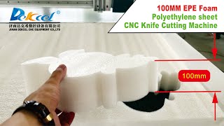 100mm EPE Polyethylene Foam Sheet Knife Cutting Machine [upl. by Thorlay]