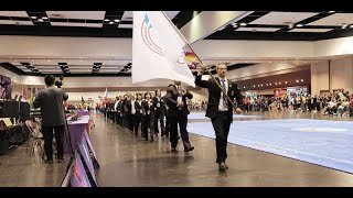 14th Pan American Wushu Championships opening ceremony at CA USA sponsored by kungfudirect [upl. by Kcirdde]