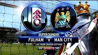 Fulham vs Man City  21st November 2010 Intro [upl. by Heiner]