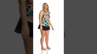 Maxine Plus Size Blossom Swimdress  SwimOutletcom [upl. by Pinter]