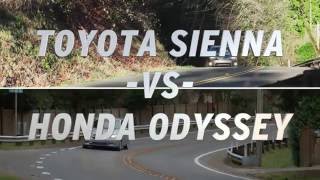 Toyota Sienna vs Honda Odyssey  AutoNation [upl. by Latterll]