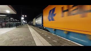 omgeleide goederen trein vertrekt van deurne nederlandsespoorwegen trainspotting [upl. by Ahsotan]