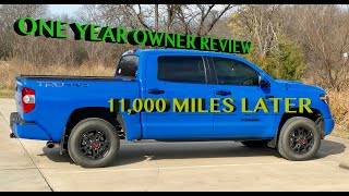 2019 Tundra TRD PRO Owner One year Owner Review [upl. by Arliene]