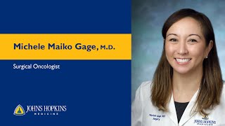 Michele Gage MD  Surgical Oncology [upl. by Nero]