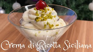 La vera Crema di Ricotta Siciliana [upl. by Rimat]