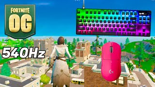 SteelSeries Apex Pro TKL ASMR 😴 Fortnite OG Reload 🏆 Satisfying Keyboard Fortnite 360 FPS 4K [upl. by Orelee]