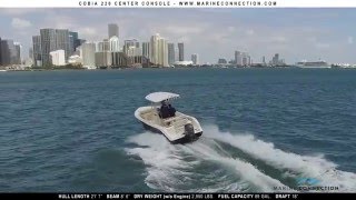 2016 Cobia 220 Center Console overview by Marine Connection Boat Sales [upl. by Olnee]