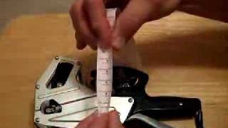 How To Load a SpeedyMark 3  Towa GS Labeler [upl. by Atnohs]