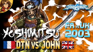 Soulcalibur 1 Dan Yoshimitsu vs John Cervantes [upl. by Pega]