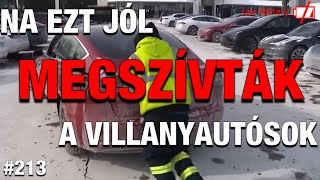 Villanyóra 213  Na ezt jól megszívták a villanyautósok [upl. by Aihsel]