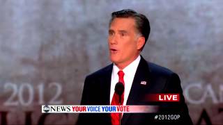 Mitt Romney RNC Speech COMPLETE When the World Needs Someone  You Need an American [upl. by Jacquette920]