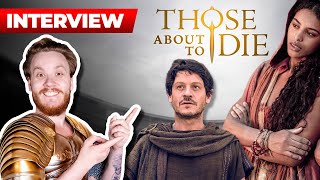 Iwan Rheon amp Sara Martins INTERVIEW  Those About To Die Prime Video [upl. by Yenroc134]