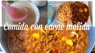 carne molida guisado con carne molida [upl. by Lexy608]